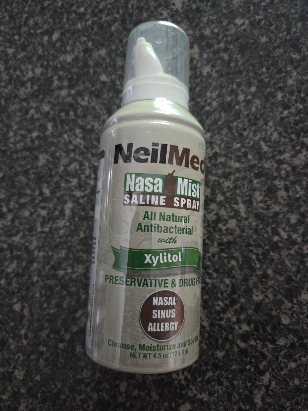 NasaMist Saline Spray with Xylitol – All Natural Sealed exp: 05/39